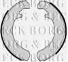 BORG & BECK BBS6253 Brake Shoe Set